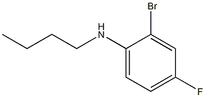 2-bromo-N-butyl-4-fluoroaniline Structure