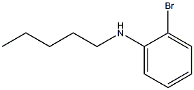 2-bromo-N-pentylaniline Structure