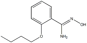 2-butoxy-N'-hydroxybenzenecarboximidamide Structure