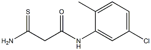 2-carbamothioyl-N-(5-chloro-2-methylphenyl)acetamide Structure