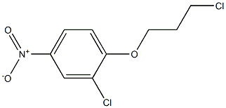 2-chloro-1-(3-chloropropoxy)-4-nitrobenzene 구조식 이미지