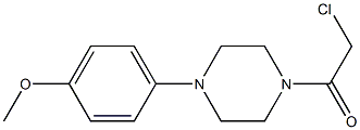 2-chloro-1-[4-(4-methoxyphenyl)piperazin-1-yl]ethan-1-one Structure