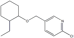 2-chloro-5-{[(2-ethylcyclohexyl)oxy]methyl}pyridine Structure