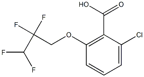 2-chloro-6-(2,2,3,3-tetrafluoropropoxy)benzoic acid Structure