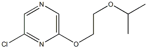 2-chloro-6-(2-isopropoxyethoxy)pyrazine Structure