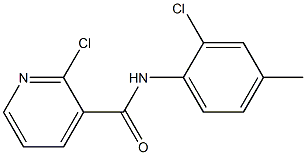 2-chloro-N-(2-chloro-4-methylphenyl)pyridine-3-carboxamide 구조식 이미지