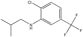 2-chloro-N-(2-methylpropyl)-5-(trifluoromethyl)aniline 구조식 이미지