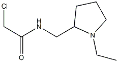 2-chloro-N-[(1-ethylpyrrolidin-2-yl)methyl]acetamide 구조식 이미지