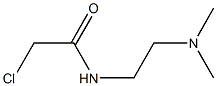 2-chloro-N-[2-(dimethylamino)ethyl]acetamide 구조식 이미지