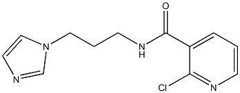 2-chloro-N-[3-(1H-imidazol-1-yl)propyl]pyridine-3-carboxamide Structure
