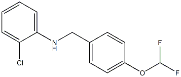 2-chloro-N-{[4-(difluoromethoxy)phenyl]methyl}aniline 구조식 이미지