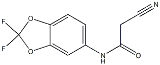 2-cyano-N-(2,2-difluoro-1,3-benzodioxol-5-yl)acetamide Structure