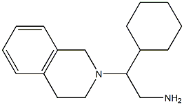 2-cyclohexyl-2-(3,4-dihydroisoquinolin-2(1H)-yl)ethanamine 구조식 이미지