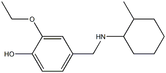 2-ethoxy-4-{[(2-methylcyclohexyl)amino]methyl}phenol 구조식 이미지