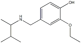 2-ethoxy-4-{[(3-methylbutan-2-yl)amino]methyl}phenol 구조식 이미지