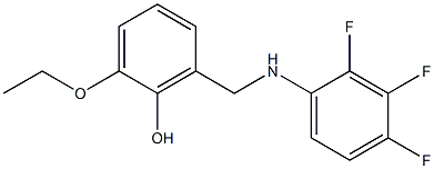 2-ethoxy-6-{[(2,3,4-trifluorophenyl)amino]methyl}phenol 구조식 이미지