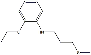 2-ethoxy-N-[3-(methylsulfanyl)propyl]aniline Structure