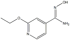 2-ethoxy-N'-hydroxypyridine-4-carboximidamide 구조식 이미지