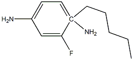 2-fluoro-1-N-pentylbenzene-1,4-diamine Structure