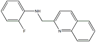 2-fluoro-N-(quinolin-2-ylmethyl)aniline Structure