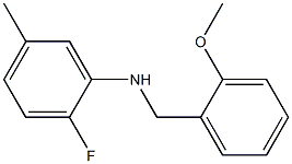 2-fluoro-N-[(2-methoxyphenyl)methyl]-5-methylaniline 구조식 이미지