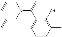 2-hydroxy-3-methyl-N,N-bis(prop-2-en-1-yl)benzamide Structure