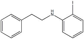 2-iodo-N-(2-phenylethyl)aniline 구조식 이미지