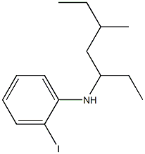 2-iodo-N-(5-methylheptan-3-yl)aniline 구조식 이미지