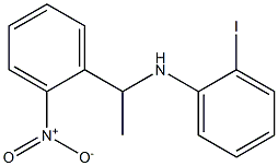 2-iodo-N-[1-(2-nitrophenyl)ethyl]aniline Structure