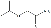 2-isopropoxyethanethioamide 구조식 이미지