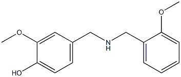 2-methoxy-4-({[(2-methoxyphenyl)methyl]amino}methyl)phenol 구조식 이미지