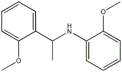 2-methoxy-N-[1-(2-methoxyphenyl)ethyl]aniline 구조식 이미지