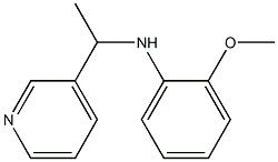 2-methoxy-N-[1-(pyridin-3-yl)ethyl]aniline 구조식 이미지