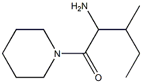 2-methyl-1-(piperidin-1-ylcarbonyl)butylamine Structure