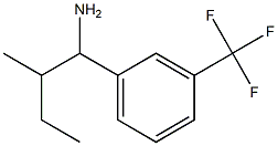 2-methyl-1-[3-(trifluoromethyl)phenyl]butan-1-amine Structure