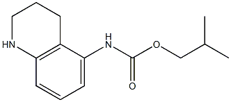 2-methylpropyl N-(1,2,3,4-tetrahydroquinolin-5-yl)carbamate 구조식 이미지