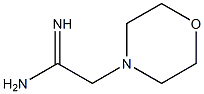 2-morpholin-4-ylethanimidamide 구조식 이미지