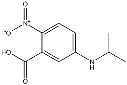 2-nitro-5-(propan-2-ylamino)benzoic acid 구조식 이미지