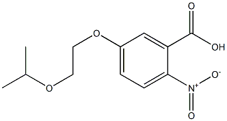 2-nitro-5-[2-(propan-2-yloxy)ethoxy]benzoic acid Structure