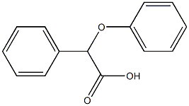 2-phenoxy-2-phenylacetic acid Structure