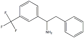 2-phenyl-1-[3-(trifluoromethyl)phenyl]ethan-1-amine 구조식 이미지