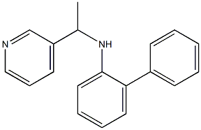 2-phenyl-N-[1-(pyridin-3-yl)ethyl]aniline 구조식 이미지