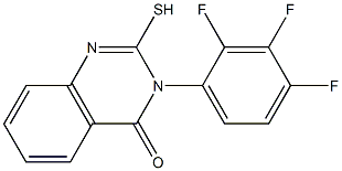 2-sulfanyl-3-(2,3,4-trifluorophenyl)-3,4-dihydroquinazolin-4-one Structure