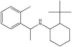 2-tert-butyl-N-[1-(2-methylphenyl)ethyl]cyclohexan-1-amine 구조식 이미지