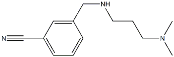 3-({[3-(dimethylamino)propyl]amino}methyl)benzonitrile 구조식 이미지