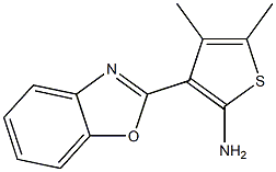 3-(1,3-benzoxazol-2-yl)-4,5-dimethylthiophen-2-amine 구조식 이미지