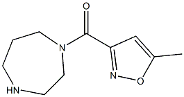 3-(1,4-diazepan-1-ylcarbonyl)-5-methyl-1,2-oxazole 구조식 이미지