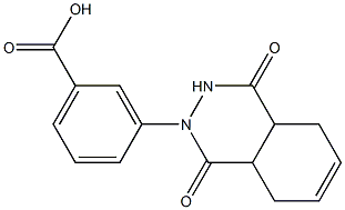 3-(1,4-dioxo-3,4,4a,5,8,8a-hexahydrophthalazin-2(1H)-yl)benzoic acid Structure