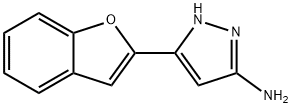 3-(1-benzofuran-2-yl)-1H-pyrazol-5-amine 구조식 이미지