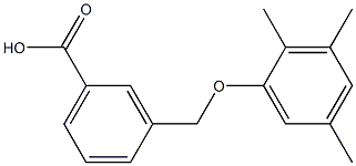 3-(2,3,5-trimethylphenoxymethyl)benzoic acid 구조식 이미지